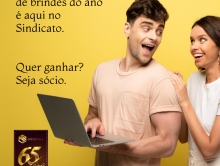 65 anos: Julho é o mês de aniversário do Sindicato e você é que ganha os presentes