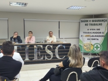 Direção do Sindicato  participou do 4º Evento Estadual de Saúde e Segurança no Trabalho