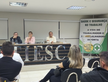 Direção do Sindicato  participou do 4º Evento Estadual de Saúde e Segurança no Trabalho